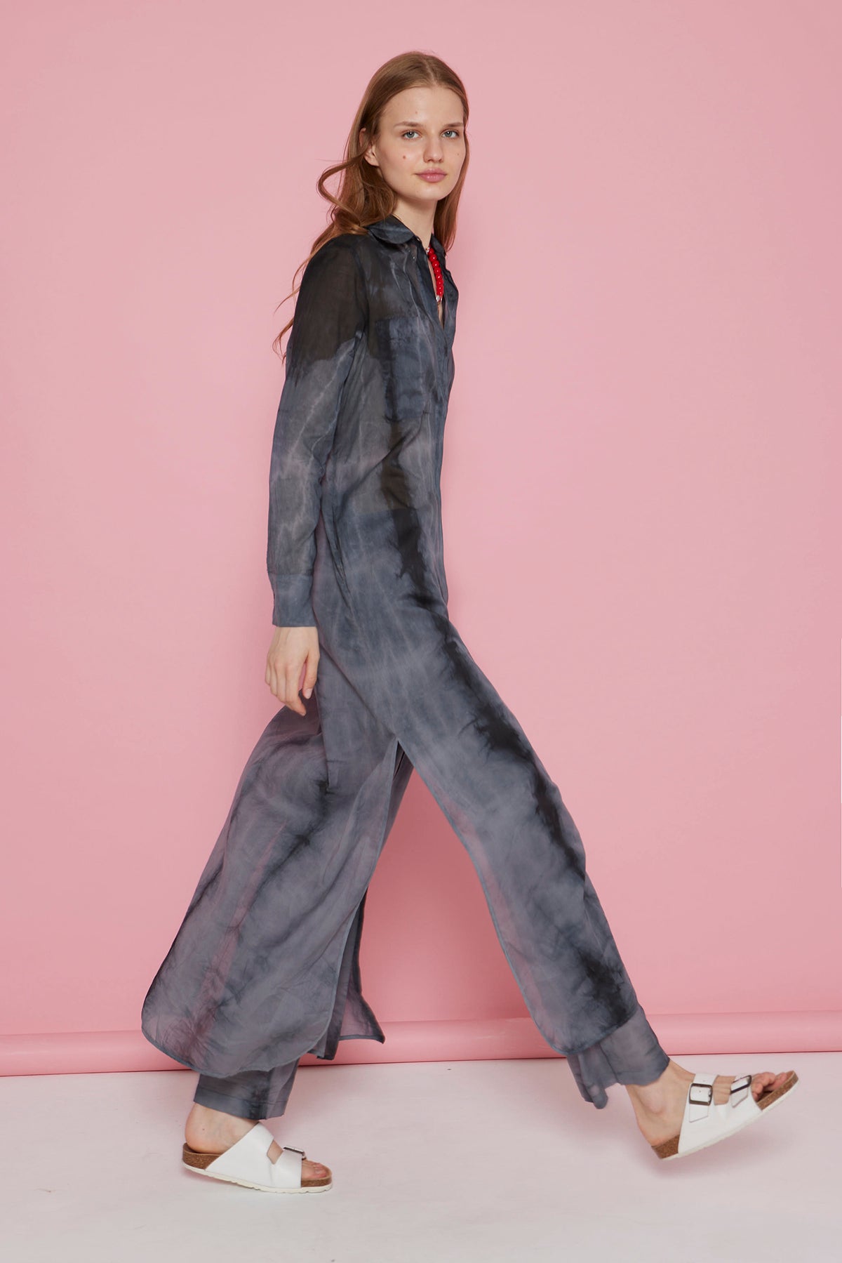 LONG DRESS VOILE DARK