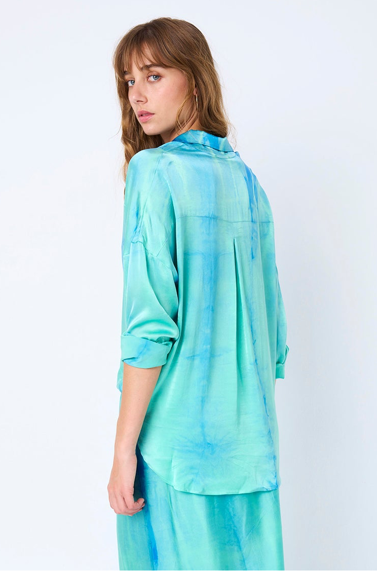 SHIRT SILK BICOLOR