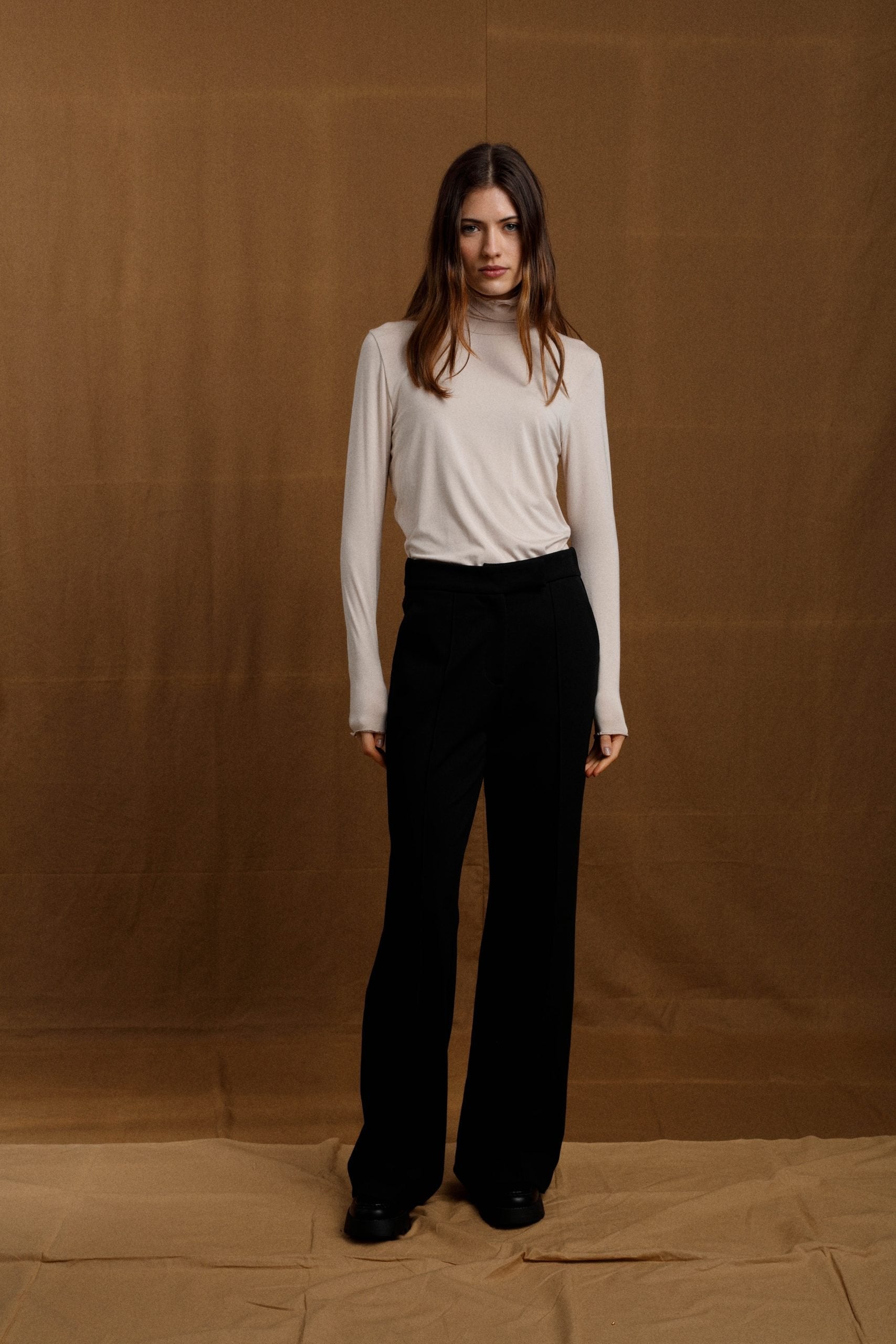 Wide Pants Roma Negro, L