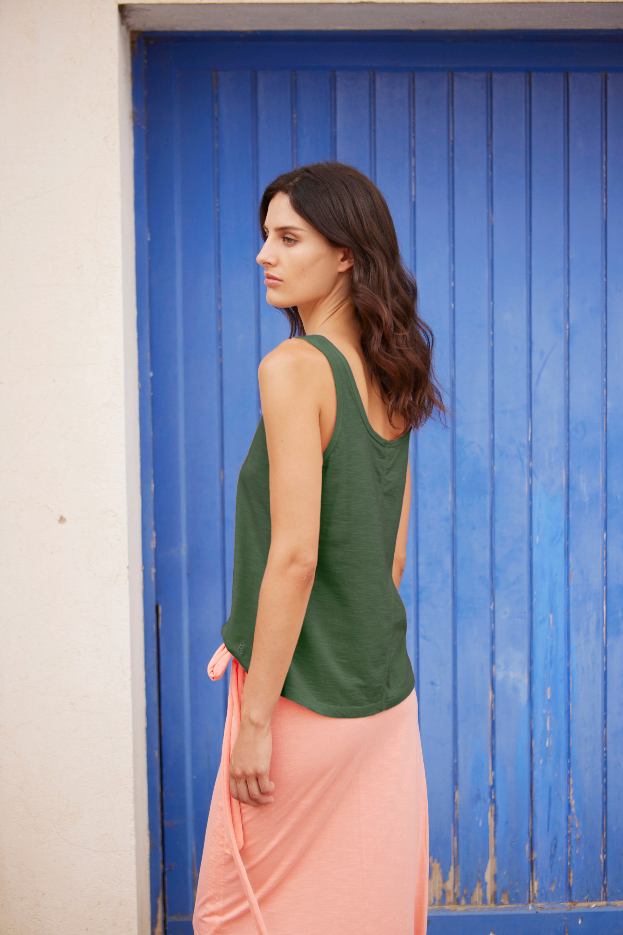 T-SHIRT TIR COTTON KAKHI